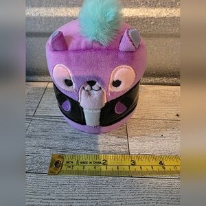 Plush Purple and Blue Stuffed Animal